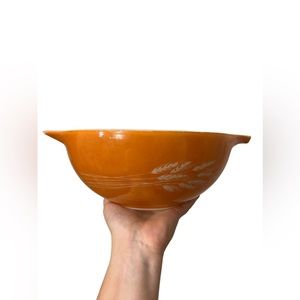 Pyrex #443 Autumn Harvest Orange Cinderella Bowl